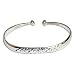 Cuff Bracelets Silver Anniversary Gifts Jewelry 2.3 inches (brclt235a)
