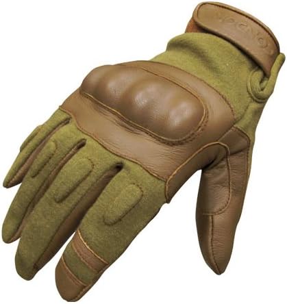 Condor Nomex Tactical Hard Knuckle Glove - 221, M, Color Tan