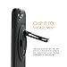 Ztylus Z-Clip Vent Mount w/ Black Lite Smartphone Case for Apple iPhone 6 / 6s - Rotatable Kickstand AC Clip, Slip Prevention, Non Magnetic