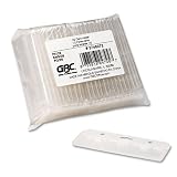 GBC BadgeMates Half Card Holder, Clear, 25 Holders per Pack (3748072)