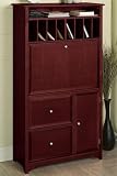 Review Home Decorators Collection  / Oxford Tall Secretary Desk 1-door/2-drawer Merlot