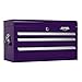 Viper Tool Storage V2603PUC 26-Inch 3-Drawer 18G Steel Top Chest, Purple