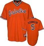 Brooks Robinson Baltimore Orioles Orange Majestic Cooperstown Replica Jersey
