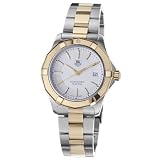 TAG Heuer Men's WAP1120.BB0832 Aquaracer Silver Dial Two Tone Bracelet Watch