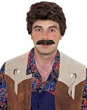 Happy Man Wig 70's 80's Adult 70s 80s Costume Accessory