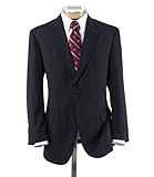 Executive 2-Button Wool Suit with Center Vent with Pleated Front Trousers