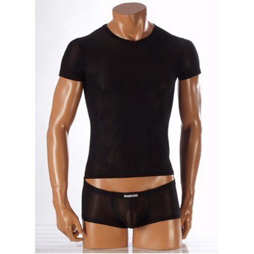 Manstore 2-06192, schwarz, Größe M, V-Shirt Hysterie für Männer