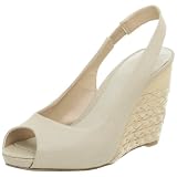  : Nine West Women's Viscose Peep Toe Wedge,Light Natural,9.5 M