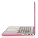 MOSISO Plastic Hard Shell Case Cover Only Compatible MacBook Pro (No USB-C) 13 Inch with Retina Display (No CD-ROM) (A1502 / A1425), Release 2015/2014/2013/end 2012, Rose Red