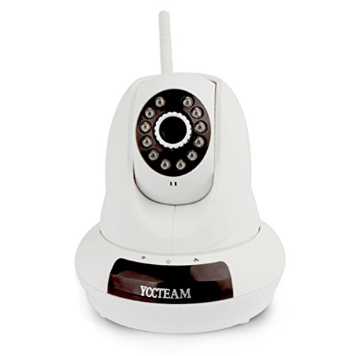 IP Camera, YCCTEAM FI-366 720p WiFi Security Camera, Plug and Play, Pan/Tilt with 2-Way Audio, Night Vision, Motion Detection, Micro SD Card up to 32GB