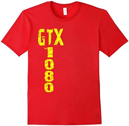 Men's GTX 1080 Tshirt XL Red
