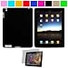 Premium Rubberized Protective Soft Silicone Skin Cover Case for Verizon Wireless New Apple iPad 2 (1