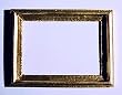 Dollhouse Miniature Gold Ornate Frame