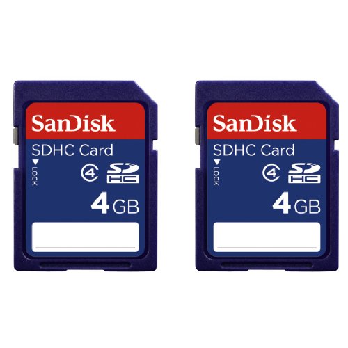SanDisk Doppelpack 4GB SecureDigital Speicherkarte Preisvergleich