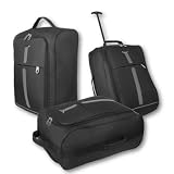 Cabin Approved 21 Inch Hand Luggage Bag (Black)