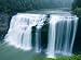 Middle Falls, Genesee River, Letchworth State Park, New York - 36"W x 26"H - Peel and Stick Wall Decal by Wallmonkeys