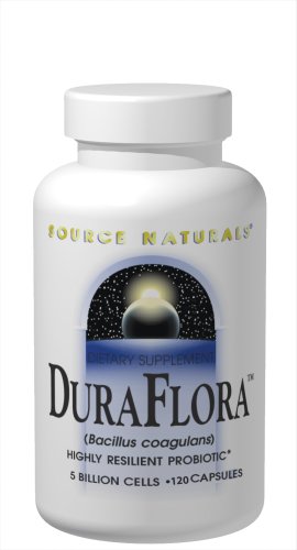 Source Naturals Dura Flora 5 Billion Cells Cap 120c, 2.4 Bottle by Source Naturals