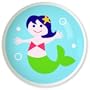 Mermaids Blue Mermaid Knob by Olive Kids