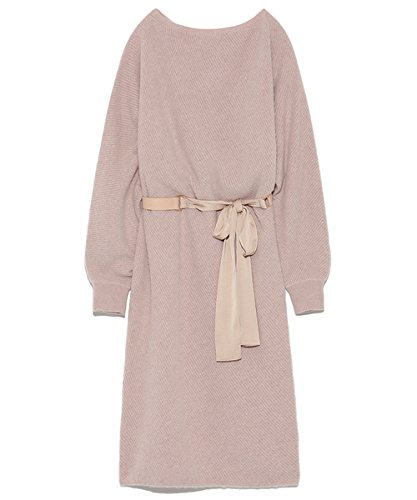 (フレイ アイディー)FRAY I.D ベルテッドドルマンニットワンピース