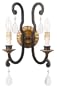 World Imports Lighting 6562-29 Pamplona 2-Light Wall Sconce, Euro Bronze