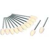 12 Felt Buffs Jewelry Polishing Clean Tools fits Dremel