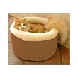 Small 16" Cat Cuddler Pet Bed - Khaki