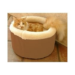 Small 16" Cat Cuddler Pet Bed - Khaki