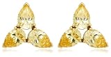 Carol Lombard's Canary Pair Replica Earrings from The Hollywood Collection