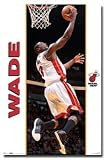 Miami Heat Dwayne Wade NBA Art Poster Print 22x34