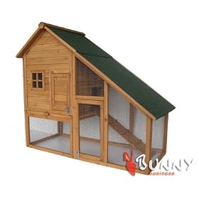 THE MINI LODGE RABBIT / GUINEA HUTCH HUTCHES RUN RUNS 141 x 66 x 120cms