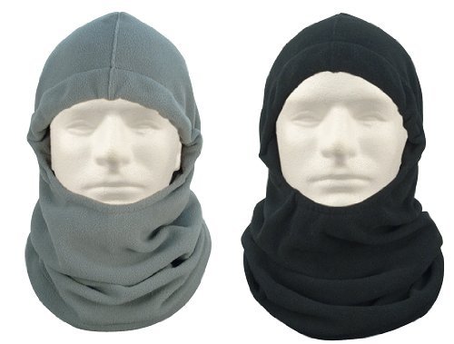 Rothco Adjustable Polar Fleece Balaclava - Black