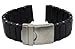 Replacement Black Polyurethane Link Bracelet Band for Luminox 20mm PU66