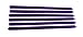 Biedermann & Sons Elements 10-Inch Straight Candles, Purple, Set of 6