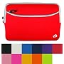 Assorted Colors - Durable Neorpene Sleeve Case with Extra Pocket Compatible Dell Inspiron Mini 9 Inch 8.9 Inch Notebook - (Dell Inspiron mini 9 NOT included)