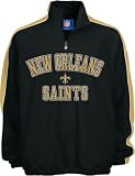 New Orleans Saints Black/Gold Stelter 1/4 Zip Fleece Jacket