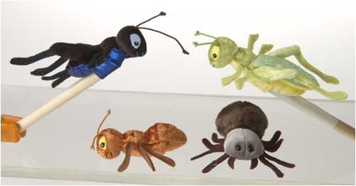 Childrens Toyshop  Toys : Bugs Knucklehead Finger Puppets