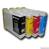 Produkt-Bild: 10x TINTENPATRONEN fuer BROTHER LC 1000, MFC235c / 240C / 260c / 440CN / 660CN, DCP 130 / 130C / DCP 135c / 150 / 150C / 315 / 315 CN / 330 / 330C / 350 / 350C / 540 / 540 C / 560 / 560 CN 750 / 750CW / 770 / 770CW / C CN CW. Kein Orginal ! Beste Quality!