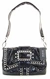 Guess - Guess Black Opera Small Flap Handbag