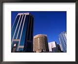 Buildings in Diplomatic Area Manama, Al Manamah, Bahrain Photography Framed Art Poster Print by Phil Weymouth, 22x18