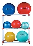 Ball Storage Cart Holds 9 Exercise Balls - 62 L X 18.5 W X 67 H