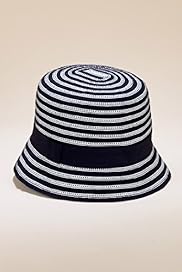 Small Brim Stripe Braid Hat