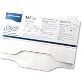 Kimberly-Clark Professional : Sanitary, Flushable, White Toilet Seat Covers, 18 x15, 125/Pack -:- Sold as 2 Packs of - 125 - / - Total of 250 Each