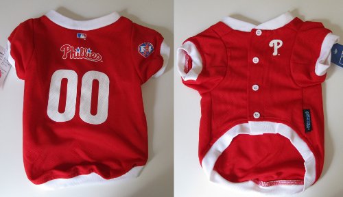 Philadelphia Phillies Pet Dog Baseball Jersey MEDIUM