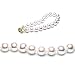 AugustinaJewelry Single Strand 7-7.5 Inches 7-8mm White AugustinaJewelry Freshwater Cultured Pearl Bracelet