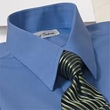 Non-Iron Broadcloth Traditional Straight Collar Dress Shirt