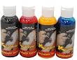 4 2 OUNCE AIRBRUSH TATTOO INK KIT 2-Oz, BLACK, RED, BLUE, YELLOW