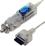 PGA 車載急速充電器/カールコード AU対応 青LED搭載 (クリア) RX-JUD779A