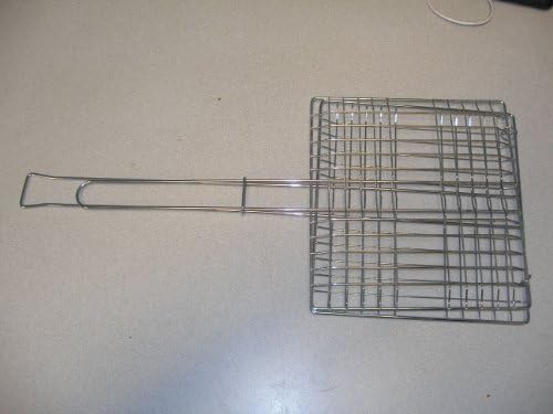 Keanall Chromed Hamburger Broiler Basket Holds 4 Burgers