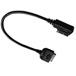 Newest AMI MDI MMI/ iPod Cable Adapter connect Apple iPod iPhone 4, iPhone 3G, iPad to Audi A3/A4/A5/A6/A8/S4/S6/S8/Q5/Q7/R8/TT and Volkswagen Jetta/ GTI/ GLI/ Passat/ CC/ Tiguan/ Touareg/ EOS