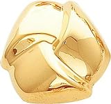 14K Gold Knot Omega Jewelry |A